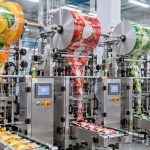 Cuộn màng in cho máy đóng gói tự động tại nhà máy bao bì