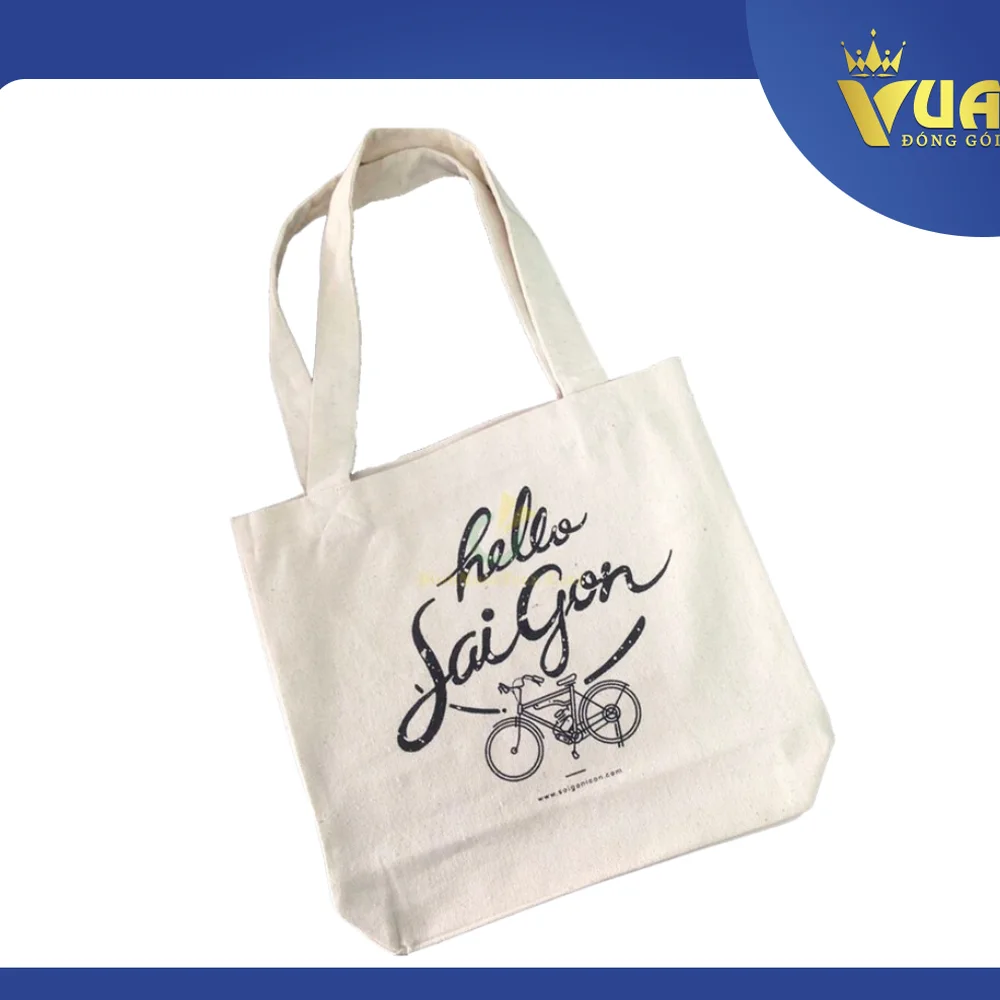 Túi vải canvas in logo – Vua Đóng Gói