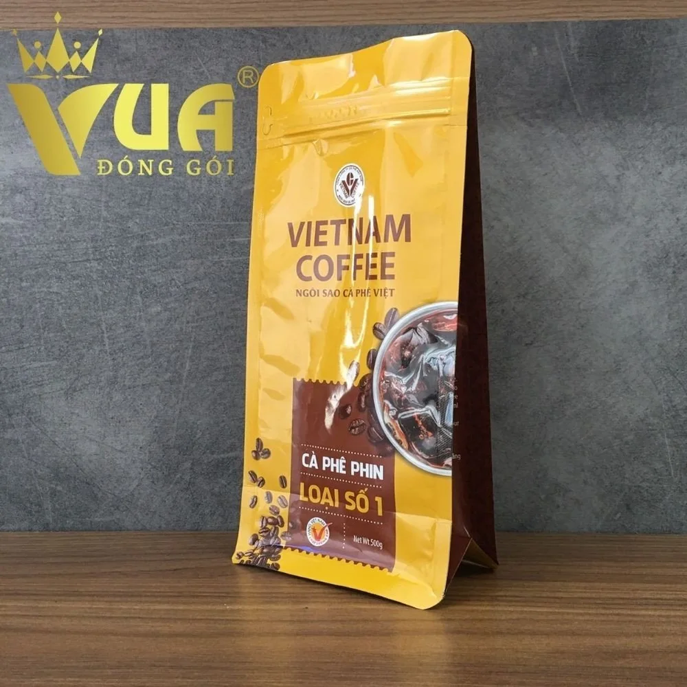 Túi zipper đáy đứng in ấn bao bì thực phẩm – Vua Đóng Gói