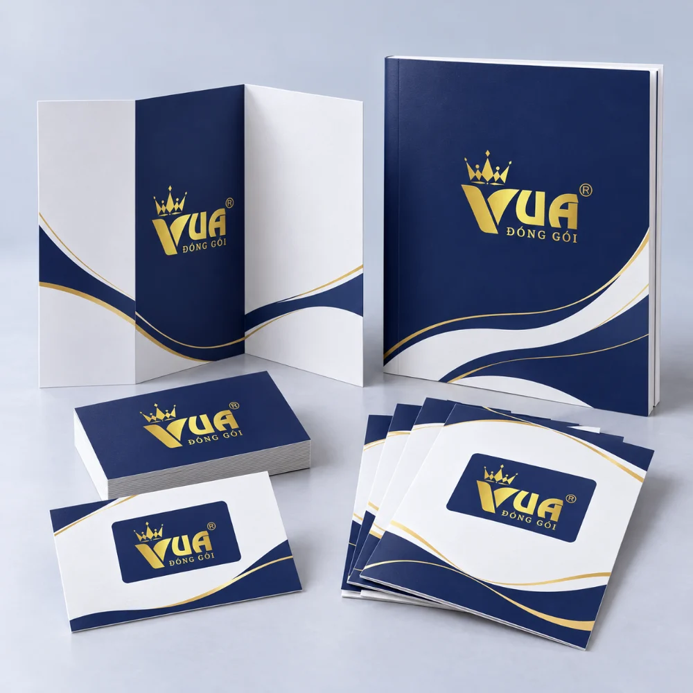 Ấn phẩm quảng bá in ấn Vua Đóng Gói