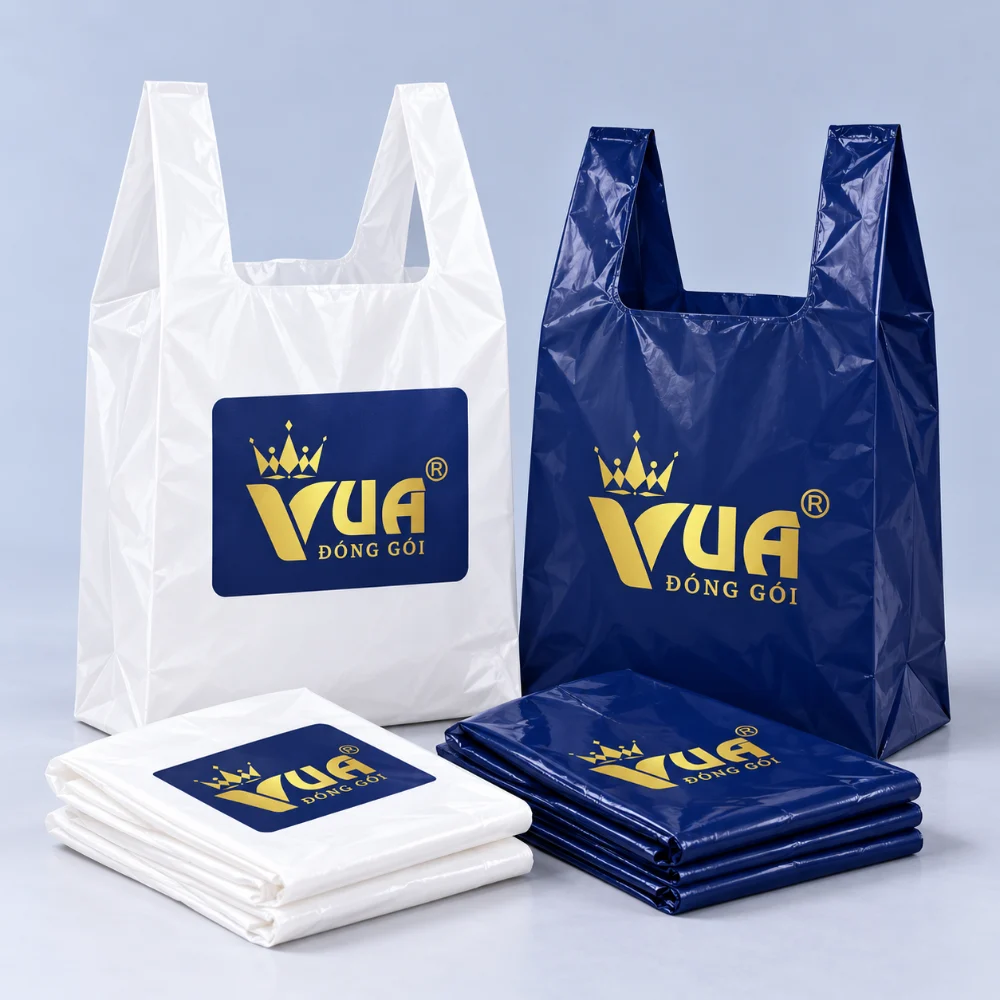 Túi siêu thị quai áo Vua Đóng Gói
